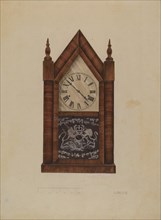 Clock, c. 1937. Creator: Edith Miller.