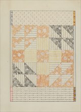 Patchwork Quilt, c. 1937. Creator: Margaret Linsley.