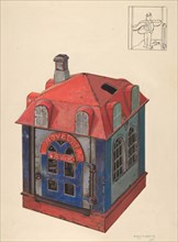 Toy Bank, c. 1937. Creator: Chris Makrenos.
