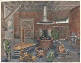Blacksmith Shop, 1935/1942. Creator: Perkins Harnly.