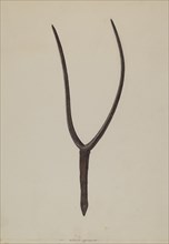 Hay Fork, 1938. Creator: Albert Geuppert.