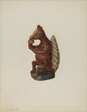 Pa. German Squirrel Figure, 1935/1942. Creator: Arsen Maralian.