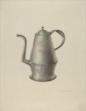 Coffee Pot, c. 1938. Creator:  John Koehl.