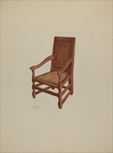 Pa. German Chair, c. 1938. Creator: Frances Lichten.