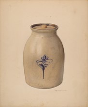 Jar, c. 1938. Creator: George Loughridge.