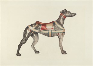Carousel Dog, c. 1939. Creator: Dorothy Handy.