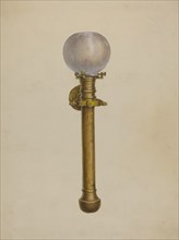 Gimble Candle Lamp, c. 1936. Creator: James M. Lawson.