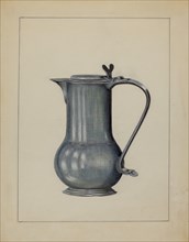 Pewter Coffee Pot, 1936. Creator: Holger Hansen.