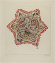 Embroidery, 1935/1942. Creator: Frank J Mace.
