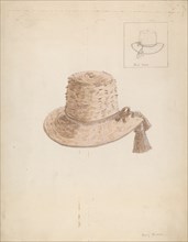 Boy's Hat, c. 1936. Creator: Mary E Humes.