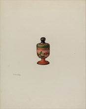 Pa. German Saffron Box, 1935/1942. Creator: Charles Henning.