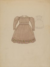 Child's Dress, c. 1936. Creator: Dorothy Gernon.