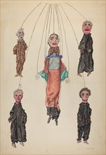 Lano's Pop Out Marionette, c. 1937. Creator: Frank Gray.