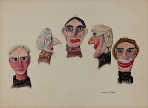 Marionette (Details), c. 1937. Creator: Frank Gray.