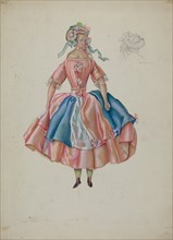 Doll in Costume, c. 1937. Creator: Gwyneth King.