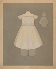 Child's Dress, c. 1937. Creator: Gertrude Lemberg.