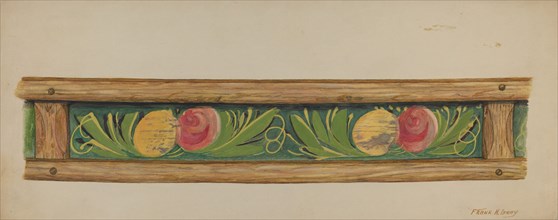 Painted Panel, c. 1938. Creator: Frank Gray.