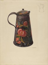 Toleware Teapot, c. 1939. Creator: J. Howard Iams.