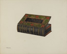 Toleware Trinket Box, c. 1940. Creator: Charles Henning.