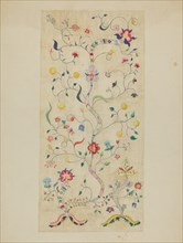Crewel Embroidery, c. 1936. Creator: Fanchon Larzelere.