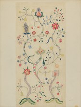 Crewel Embroidery, c. 1936. Creator: Fanchon Larzelere.