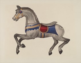 Carousel Horse, c. 1939. Creator: Dorothy Handy.