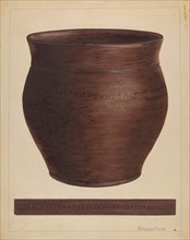 Stoneware Jar, 1935/1942. Creator: Nicholas Amantea.