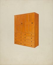 Shaker Cabinet, c. 1938. Creator: John W Kelleher.