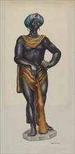 Slave Advertising Figure, c. 1941. Creator: Chris Makrenos.