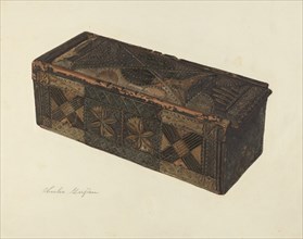 Carved Box, c. 1939. Creator: Charles Garjian.