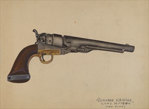 Colt Revolver, c. 1936. Creator: Bernard Krieger.