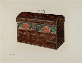 Toleware Box, c. 1941. Creator: Charles Henning.