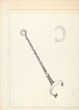 Branding Iron, c. 1936. Creator: J.Henry Marley.