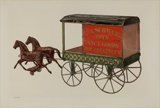 Toy Wagon, 1935/1942. Creator: Philip Johnson.