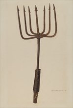 Fishing Spear, 1938. Creator: Albert Geuppert.