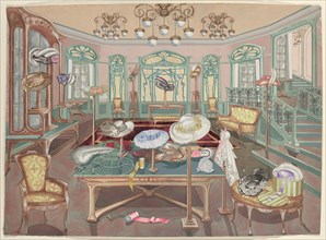 Millinery Shop, 1905, 1935/1942. Creator: Perkins Harnly.