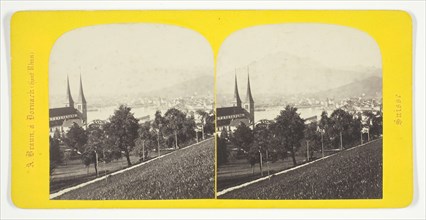 Lucerne, 1850/77. Creator: Adolphe Braun.