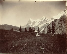 Landscape, Switzerland, c. 1860. Creator: Adolphe Braun.