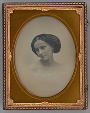 Untitled (Portrait of a Woman), 1850. Creators: Albert Sands Southworth, Josiah Johnson Hawes.