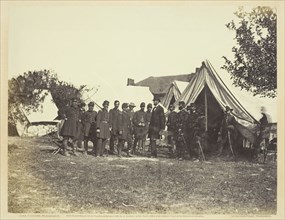 President Lincoln on Battle-Field of Antietam, October 1862. Creator: Alexander Gardner.