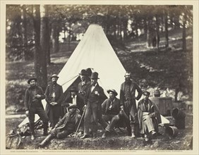 Scouts and Guides to the Army of the Potomac, October 1862. Creator: Alexander Gardner.