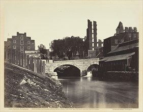 View on Canal, Near Crenshaw's Mill, Richmond, Virginia, April 1864. Creator: Alexander Gardner.