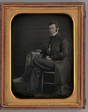 Untitled (Portrait of a Seated Man), 1855. Creator: Amos Morrel Allen.