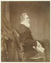 Untitled (Man in Chair, Profile), 1855/1869. Creator: Antoine-Samuel Adam-Salomon.