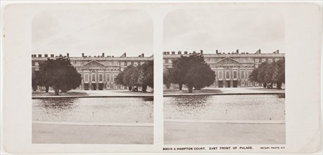 Hampton Court, East Front of Palace, 1860s. Creator: Unknown.
