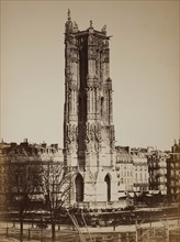 Tour St. Jacques, Paris, 1860s. Creator: Unknown.