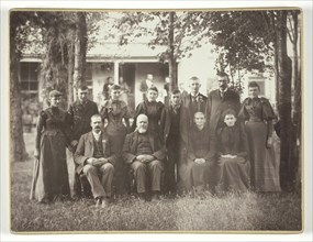 Untitled (Group Portrait of Twelve), 1890s. Creator: Unknown.