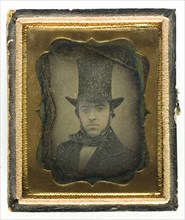 Untitled (Man in Top Hat), 1845/65. Creator: Unknown.