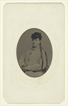 Untitled (Portrait of a Woman in a Hat), 1840-1900. Creator: Unknown.