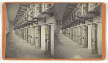 Untitled [interior of a prison, 1875/99.  Creator: Unknown.